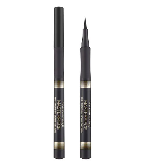 Kohl Pencil in Brown & Black, Masterpiece High Precision Liquid Liner in Velvet Black – Max Factor